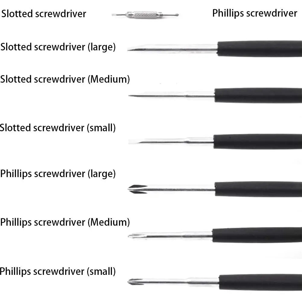 8 in 1 Screwdriver with LED Flashlight