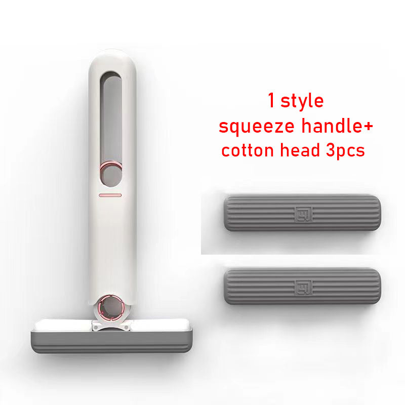 New portable self-squeezing mini mop