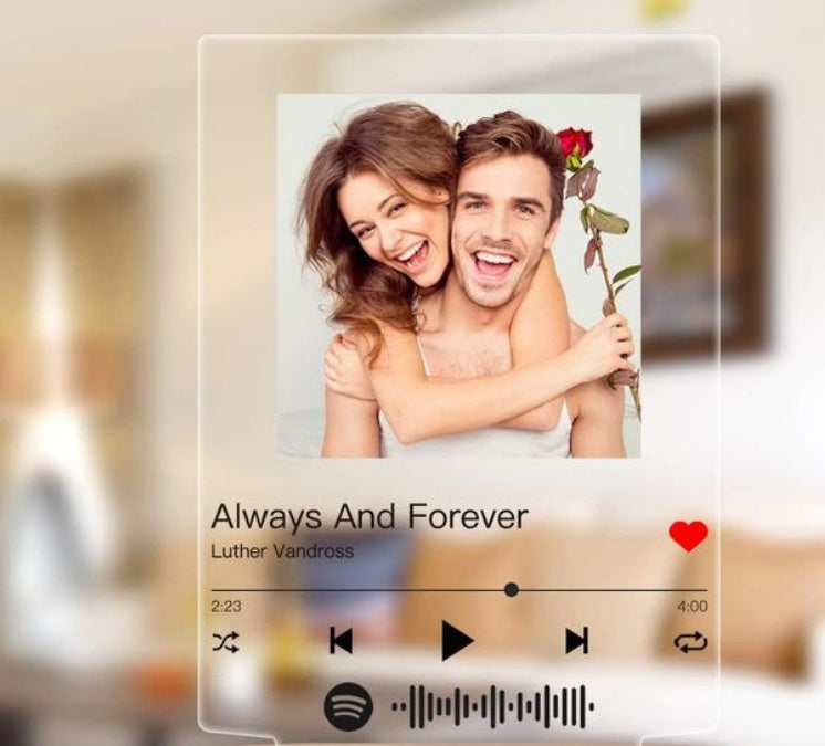 Customizable Photo Music Album Cover Night Light