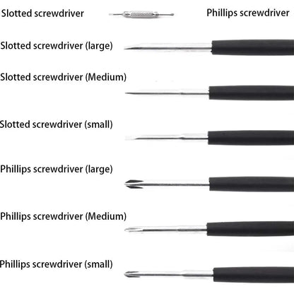 8 in 1 Screwdriver with LED Flashlight