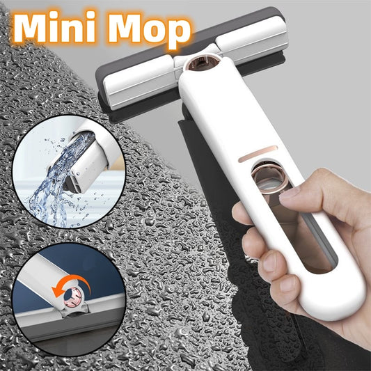 New portable self-squeezing mini mop